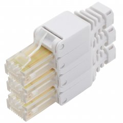 1aTTack 2x Cat5e Stecker RJ45 werkzeuglos ungeschirmt