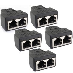 1aTTack 5x Cat6A Kabelverbinder Splitter RJ45