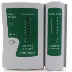 1aTTack 1x Netzwerk Kabel Tester RJ45 RJ12 RJ11 Master- und Remoteeinheit