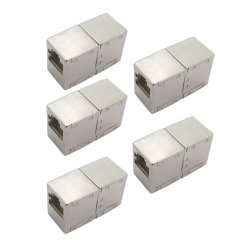 1aTTack 5x Cat5 Kabelverbinder RJ45 vollmetall geschirmt