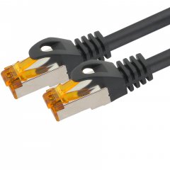 1aTTack CAT6a Outdoor LAN Kabel 15m schwarz wetterfest UV best�ndig Netzwerkkabel