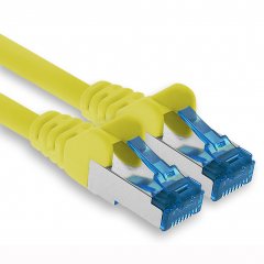 1aTTack CAT6a Ethernet 2m Netzwerkkabel RJ45 Patchkabel SFTP PIMF 10Gbit/s 1x Gelb