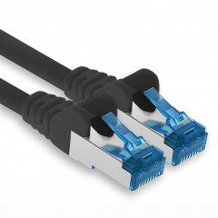 1aTTack CAT6a Ethernet 3m Netzwerkkabel RJ45 Patchkabel SFTP PIMF 10Gbit/s 1x Schwarz