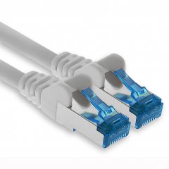 1aTTack CAT6a Ethernet 5m Netzwerkkabel RJ45 Patchkabel SFTP PIMF 10Gbit/s 1x Wei�