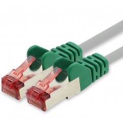 1CONN CAT6 Netzwerkkabel 10m Ethernetkabel Lankabel S/FTP PIMF 10 Gbit/s 1x Crossover