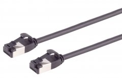 1aTTack LAN Kabel 1,5m Schwarz CAT8.1 Netzwerkkabel Ethernet Patchkabel RJ45 Slim 40Gbit/s