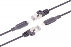 1aTTack 3m USB-C auf RJ45 LAN Adapterkabel 1 Gbit Cat6 USB-C 3.1 Ethernet 2x