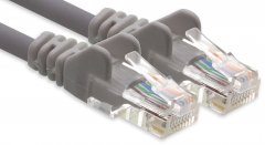 1CONN CAT6 Lankabel 10m Netzwerkkabel Patchkabel Ethernetkabel UTP 1 Gbit/s 1x grau