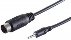 1aTTack Audio Kabel 3x 1,5m 3,5mm Klinke Stereo auf 5 pol DIN Diodenstecker