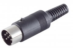 1aTTack Audio Kabel 25x 6 pol DIN Diodenstecker