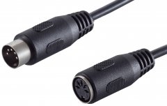 1aTTack Audio Kabel 5x 5m DIN Verl�ngerung 5 pol Stecker auf Buchse
