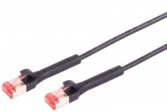 1aTTack FlexAngel 1x 10m CAT6 S/FTP Netzwerkkabel RJ45 Flexibel Schwarz