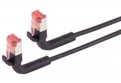 1aTTack FlexAngel 1x 5m CAT6 S/FTP Netzwerkkabel RJ45 Flexibel Schwarz