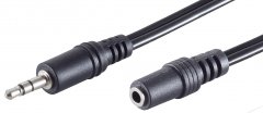 1aTTack 3,5mm Verl�ngerungskabel 20m Stereo schwarz f�r Lautsprecher