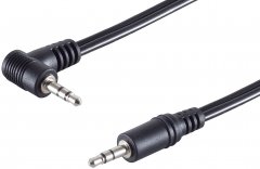1aTTack 5x 3,5mm Klinkenkabel 1,5m Stereo schwarz Winkelstecker f�r Kopfh�rer