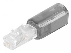1aTTack H�rer Kabel 1x Twist Stop Entwirrer schwarz transparent