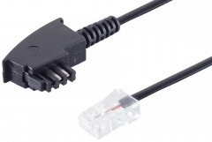 1aTTack Telefonkabel 6m TAE-F auf RJ45 Stecker f�r Router Modem DSL VDSL