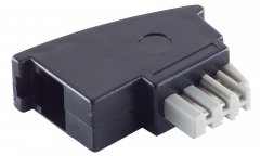 1aTTack TAE-N Stecker auf RJ11 6/4 Buchse Telefonadapter f�r Telefon Anschluss