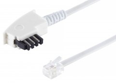 1aTTack Telefonkabel 6m TAE-F auf Western 6/4 f�r Siemens Telefone Anschluss