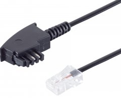 1aTTack Telefonkabel 20m TAE-F auf Western 6/4 f�r Siemens Telefone Anschluss