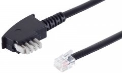 1aTTack Telefonkabel 6m TAE-N Stecker auf RJ12 6/6 Faxkabel f�r Modem Faxger�te