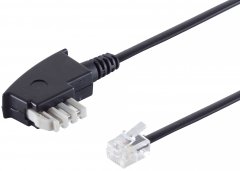 1aTTack Telefonkabel 20m TAE-N auf RJ11 6/4 f�r Anrufbeantworter Fax Modem