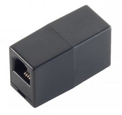 1aTTack RJ45 Kupplung 8/8 1:1 Adapter vergoldet f�r Telefon Netzwerk DSL