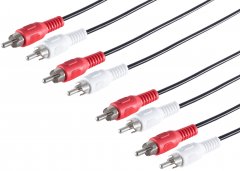 1aTTack Audio Kabel 1,5m 4x Cinch auf 4x Cinch Audio AV Receiver