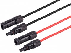 1aTTack 1x 2m PV4 Verl�ngerungskabel 4mm� H1Z2Z2-K IP68 Halogenfrei UV-best�ndig MC4