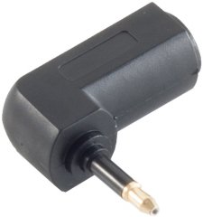1aTTack 1x Toslink Adapter Winkel-Buchse/3,5mm Opti-Stecker vergoldet