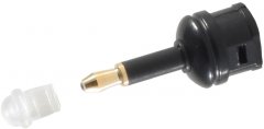 1aTTack 1x Toslink Adapter Buchse/3,5mm Opti-Stecker vergoldet