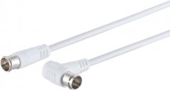 F-Quick-Kabel Winkel/F-Quick, >100dB, wei , 7,5 m