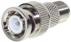 F-Buchse auf BNC-Stecker