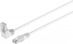 Patchkabel CAT 6 S/FTP PIMF 90 -gerade wei  0,5m